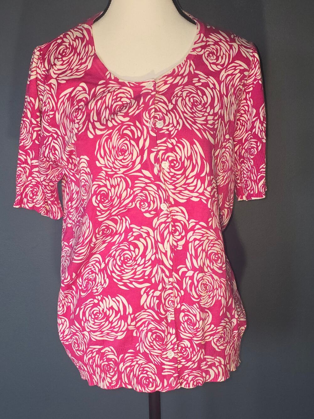 evie Women's Pink Floral Blouse